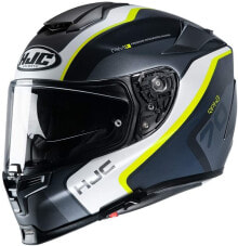 Полнолицевые шлемы HJC Unisex Adult RPHA70 Kroon Motorcycle Helmet, Black/Red, XL