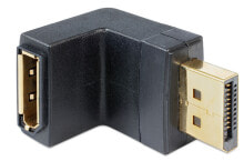 Компьютерные разъемы и переходники deLOCK 65382 кабельный разъем/переходник Displayport Черный