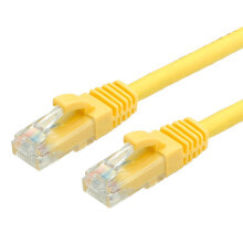 Кабель-каналы Value 1m UTP Cat.6a сетевой кабель Cat6a U/UTP (UTP) Желтый 21.99.1431