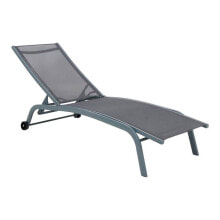 Лежаки и шезлонги chaise longue DKD Home Decor PVC Aluminum (187,5 x 64 x 97 cm)