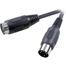 Акустические кабели SpeaKa Professional SP-7869800 аудио кабель 1,5 m 5-pin DIN Черный
