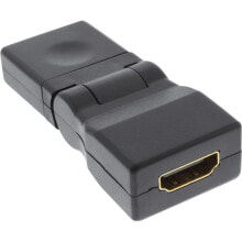 Компьютерные разъемы и переходники InLine HDMI/HDMI F/F Черный 17692A