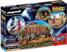 Детские игровые наборы и фигурки из дерева Конструктор Playmobil  Advent Calendar Календарь Назад в будущее 70576
