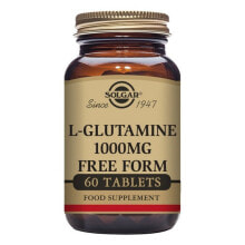 Solgar L-glutamine Free Form Свободная форма L-глутамина 60 таблеток