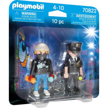 Детские игровые наборы и фигурки из дерева PLAYMOBIL Duo Pack Pack And Vandal