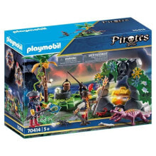 Детские игровые наборы и фигурки из дерева Конструктор Playmobil Pirates 70414 Убежище пиратов