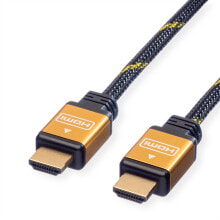 Компьютерные разъемы и переходники ROLINE GOLD HDMI High Speed Cable, M/M 3 m HDMI кабель 11.04.5563