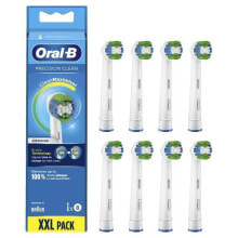 Аксессуары для зубных щеток и ирригаторов Oral-B Precision Clean 80339355 головка для зубных щеток 8 шт Синий, Белый