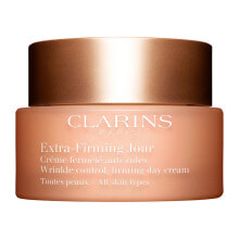 Увлажнение и питание кожи лица Clarins Extra-Firming Jour Firming Day Cream  Регенерирующий дневной крем против морщин для любого типа кожи 50 мл