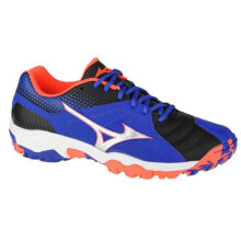 Мужская спортивная обувь для тенниса Мужские кроссовки спортивные для тенниса  синие текстильные низкие Shoes Mizuno Wave Gaia 3 M X1GD185003