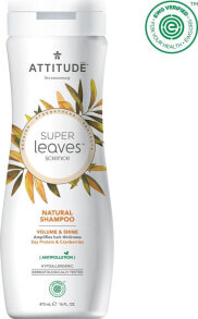 Шампуни для волос Attitude Super Leaves Clarifying Natural Shampoo Придающий объем и блеск шампунь с соевым протеином и клюквой 473 мл