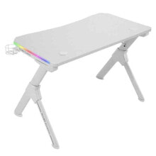 Компьютерные столы для геймеров Стол Mars Gaming MGD RGB CARBON FIBER Белый
