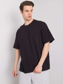 Мужские футболки Мужская футболка повседневная черная однотонная -Factory Price TSKK-Y21-0000229