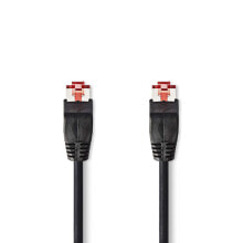 Кабели и провода для строительства nedis CCGP85200BK150 сетевой кабель 15 m Cat6 U/UTP (UTP) Черный