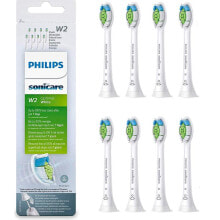 Аксессуары для зубных щеток и ирригаторов Насадки для зубных щеток Philips Sonicare W Optimal White HX6068 8 штук