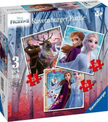Пазлы для детей Ravensburger Puzzle 3w1 Frozen 2