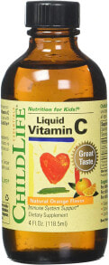 Витамин C Childlife Liquid Vitamin C Жидкий витамин C для детей с ароматом апельсина 118.5 мл