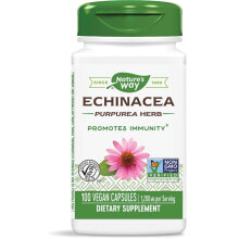 Nature's Way Echinacea Purpurea Herb - Эхинацея пурпурная --1200мг- 100 капсул