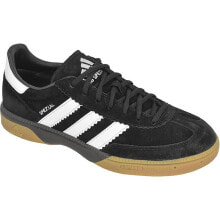 Мужские кроссовки Мужские кроссовки повседневные черные замшевые  низкие демисезонные Adidas Handball Spezial M M18209 handball shoes