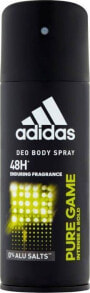 Дезодоранты adidas Pure Game Deodorant Spray Дезодорант-спрей без солей алюминия 150 мл