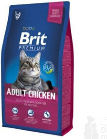 Сухой корм для кошек Brit, Premium, для взрослых, с курицей