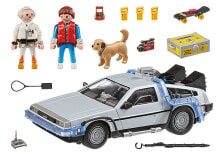 Детские игровые наборы и фигурки из дерева игровой набор с элементами конструктора Playmobil Back to the Future 70317 Автомобиль DeLorean