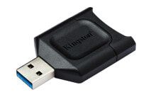 Устройства для чтения карт памяти Kingston Technology MobileLite Plus кардридер Черный USB 3.2 Gen 1 (3.1 Gen 1) Type-A MLP