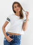 Фото #4 товара Женская футболка спортивная кроп-топ Factory Price