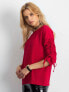 Фото #2 товара Женская блузка прямого кроя с удлиненным рукавом на завязках Factory Price