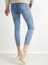 Фото #4 товара Женские джинсы  скинни со средней посадкой укороченные  голубые Factory Price