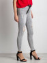 Фото #2 товара Женские джинсы  скинни со средней посадкой рваные серые Factory Price