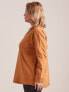 Фото #5 товара Женская блузка свободной посадки с длинным рукавом красная Factory Price