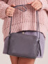 Фото #10 товара Женская кожаная сумка  Factory Price логотип, подкладка, длинная ручка, два отделения на  молнии.