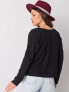 Фото #14 товара Женская блузка с длинным рукавом и v-образным вырезом на спине темно-бежевая Factory Price