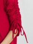 Фото #4 товара Женская блузка прямого кроя с удлиненным рукавом на завязках Factory Price