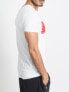 Фото #3 товара Мужская футболка повседневная белая с принтом Price-298-TS-TL-87378.01X