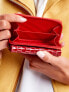 Фото #13 товара Женский кошелек кожаный  красный лаковый Factory Price