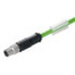 Фото #1 товара weidmüller SAIL-M8G-4S3.0UIE сигнальный кабель 3 m Черный, Зеленый 1160820300