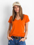 Фото #2 товара Женская футболка с V-образным вырезом удлиненная Factory Price