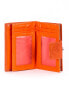 Фото #5 товара Женский кошелек кожаный  оранжевый Factory Price