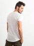 Фото #3 товара Мужская футболка повседневная  белая с надписями Factory Price 249-TS-534.73P