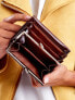 Фото #17 товара Женский кошелек кожаный маленький лакированный черный Factory Price