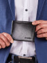 Фото #3 товара Мужское портмоне кожаное черное горизонтальное без застежки Portfel-CE-PF-N992-GAL.94-czarny Factory Price