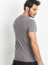 Фото #11 товара Мужская футболка повседневная черная с надписями Factory Price T-shirt-298-TS-TL-87311.02X-czarny