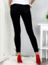 Фото #2 товара Женские джинсы кинни со средней посадкой   укороченные черные  Factory Price
