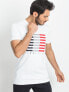 Фото #4 товара Мужская футболка повседневная серая с полосками Factory Price-298-TS-TL-85132.03X