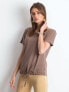 Фото #2 товара Женская футболка свободного кроя с завязкой Factory Price