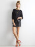 Фото #3 товара Женская блузка с удлиненным рукавом черная Factory Price