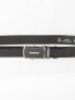 Фото #2 товара Мужской ремень черный кожаный для брюк узкий CE-PS-HQ-26-PA-100.57 Factory Price