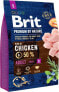 Фото #1 товара сухой корм для животных Brit, Premium By Nature Adult Small, для мелких пород, с курицей